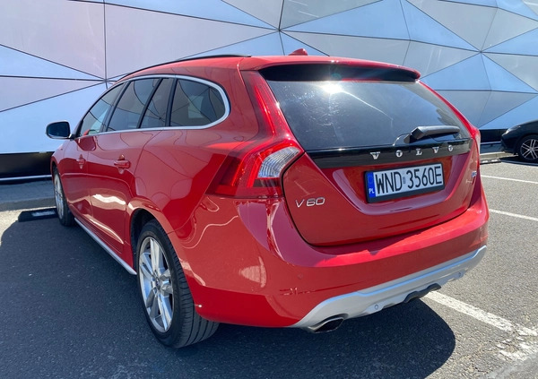 Volvo V60 cena 33900 przebieg: 290000, rok produkcji 2012 z Warszawa małe 137